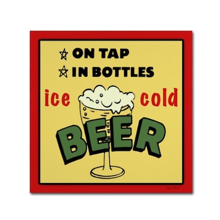 Jean Plout 'Beer 7' Canvas Art,35x35